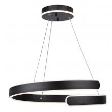 Artcraft AC7619BK - Sirius Collection Integrated LED Chandelier, Black
