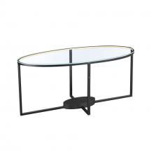 Artcraft AD32011 - Tavola 9W LED Oval Table Black