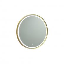 Artcraft AM351 - Reflections Collection Round Bathroom Mirror Brushed Brass