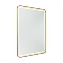 Artcraft AM352 - Reflections Collection Rectangular Bathroom Mirror Brushed Brass