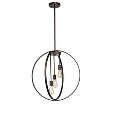 Artcraft AC10883OB - Newport 3-Light Chandelier