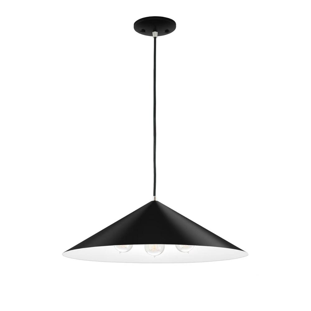 Conos 24" 3-Light Cone Pendant