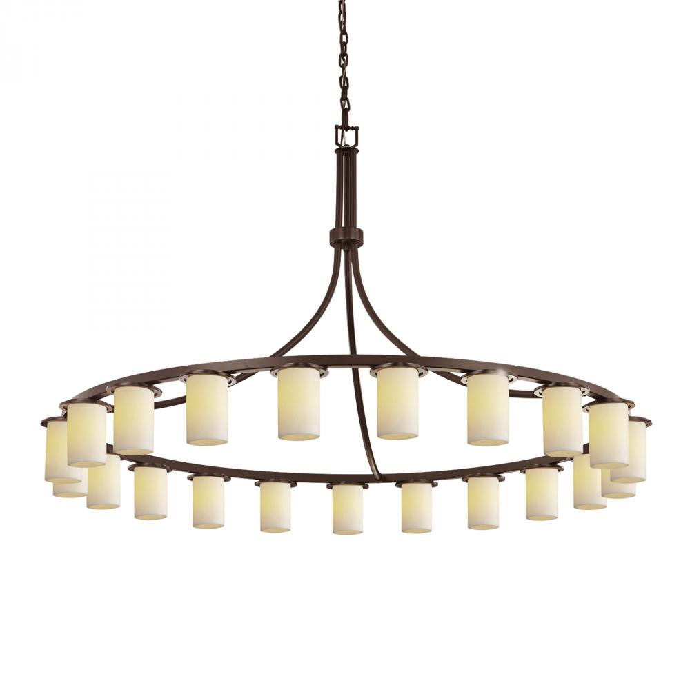 Dakota Downlight 21-Light 1-Tier Chandelier