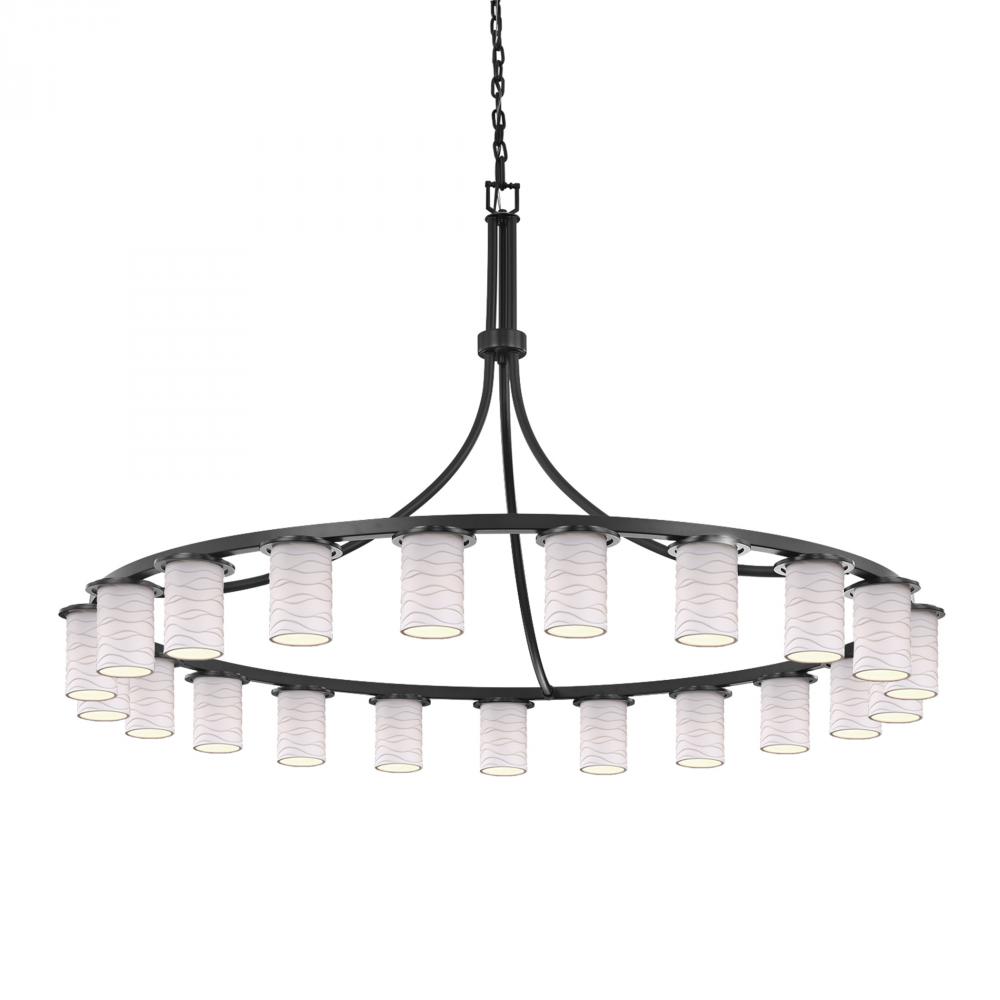 Dakota Downlight 21-Light 1-Tier Chandelier