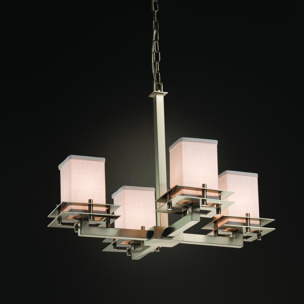 Metropolis 4-Light Chandelier