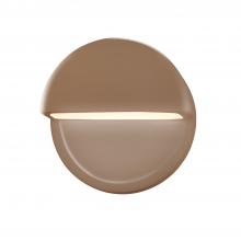 Justice Design Group CER-5610W-ADOB - ADA Dome Outdoor LED Wall Sconce (Closed Top)