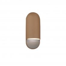 Justice Design Group CER-5620-ADOB - Small ADA Capsule Wall Sconce