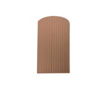 Justice Design Group CER-5740-ADOB - Small ADA Pleated Cylinder Wall Sconce