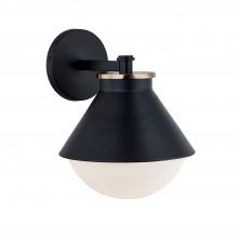 Justice Design Group FSN-7682W-OPAL-MBBR - Ravelle Medium Outdoor Wall Sconce