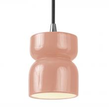 Justice Design Group CER-6500-BSH-CROM-BKCD - Short Hourglass Pendant