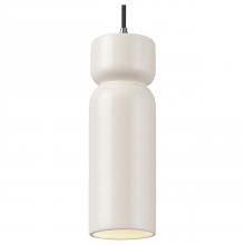 Justice Design Group CER-6510-MAT-CROM-BKCD-LED1-700 - Tall Hourglass LED Pendant