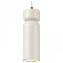 Justice Design Group CER-6510-MAT-CROM-WTCD-LED1-700 - Tall Hourglass LED Pendant