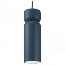 Justice Design Group CER-6510-MID-CROM-BKCD-LED1-700 - Tall Hourglass LED Pendant