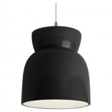 Justice Design Group CER-6515-BLK-CROM-WTCD-LED1-700 - Large Hourglass LED Pendant