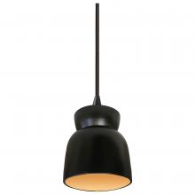 Justice Design Group CER-6515-CBGD-MBLK-BKCD-LED1-700 - Large Hourglass LED Pendant