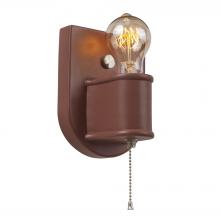 Justice Design Group CER-7031-CLAY-NCKL - Nouveau Wall Sconce