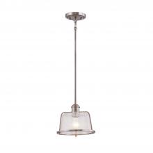 Justice Design Group FSN-4422-SEED-NCKL - Revere 9" 1-Light Pendant