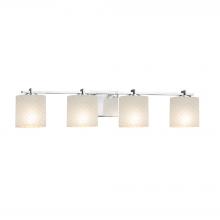 Justice Design Group FSN-8444-30-WEVE-CROM - Era 4-Light Bath Bar