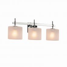 Justice Design Group FSN-8413-30-FRCR-CROM - Union 3-Light Bath Bar