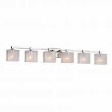 Justice Design Group FSN-8426-55-SEED-CROM - Tetra 6-Light Bath Bar