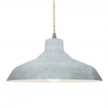 Justice Design Group CER-6265-CONC-NCKL-BEIG-TWST-LED1-700 - Large Loft LED Pendant