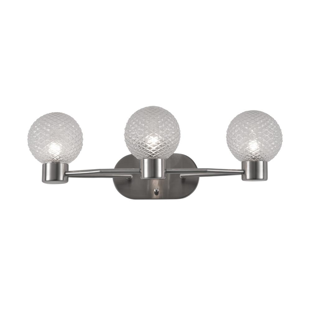 Kiara 3-lt Bath - Brushed Nickel
