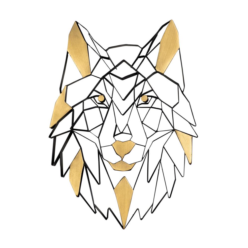 Geometric Animal Kingdom Wolf Wall Art