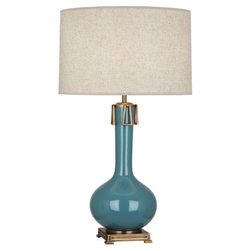 Steel Blue Athena Table Lamp
