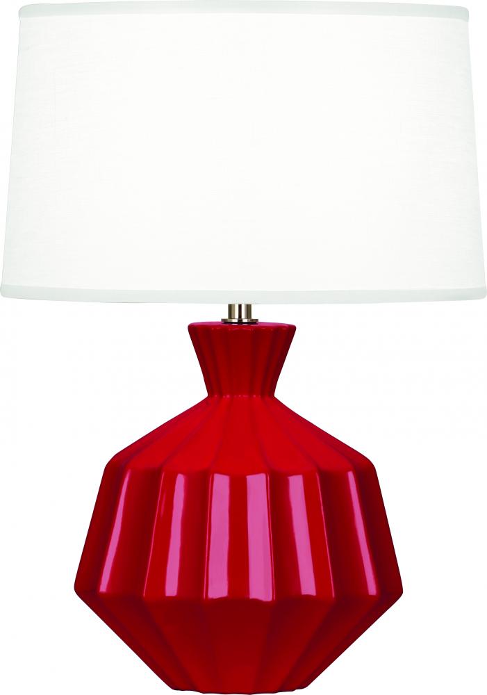 Ruby Red Orion Accent Lamp