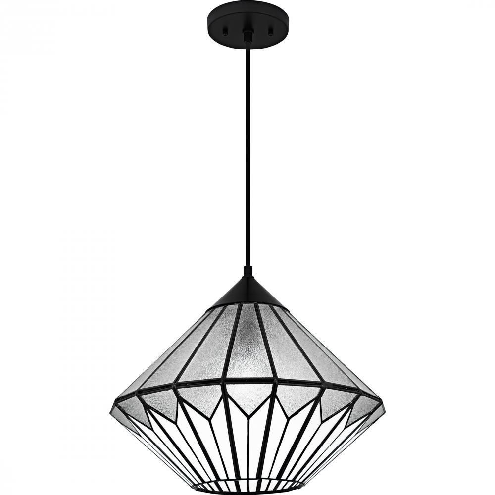 Olivier 1-Light Matte Black Pendant