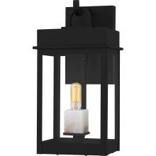 Quoizel CAM8407MBK - Carmen 1-Light Matte Black Outdoor Wall Lantern