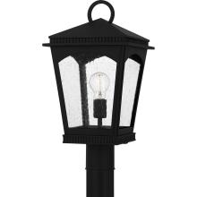 Quoizel HUK9010EK - Huck 1-Light Earth Black Outdoor Post Lantern