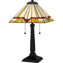 Quoizel TF16140MBK - Tiffany Table Lamp