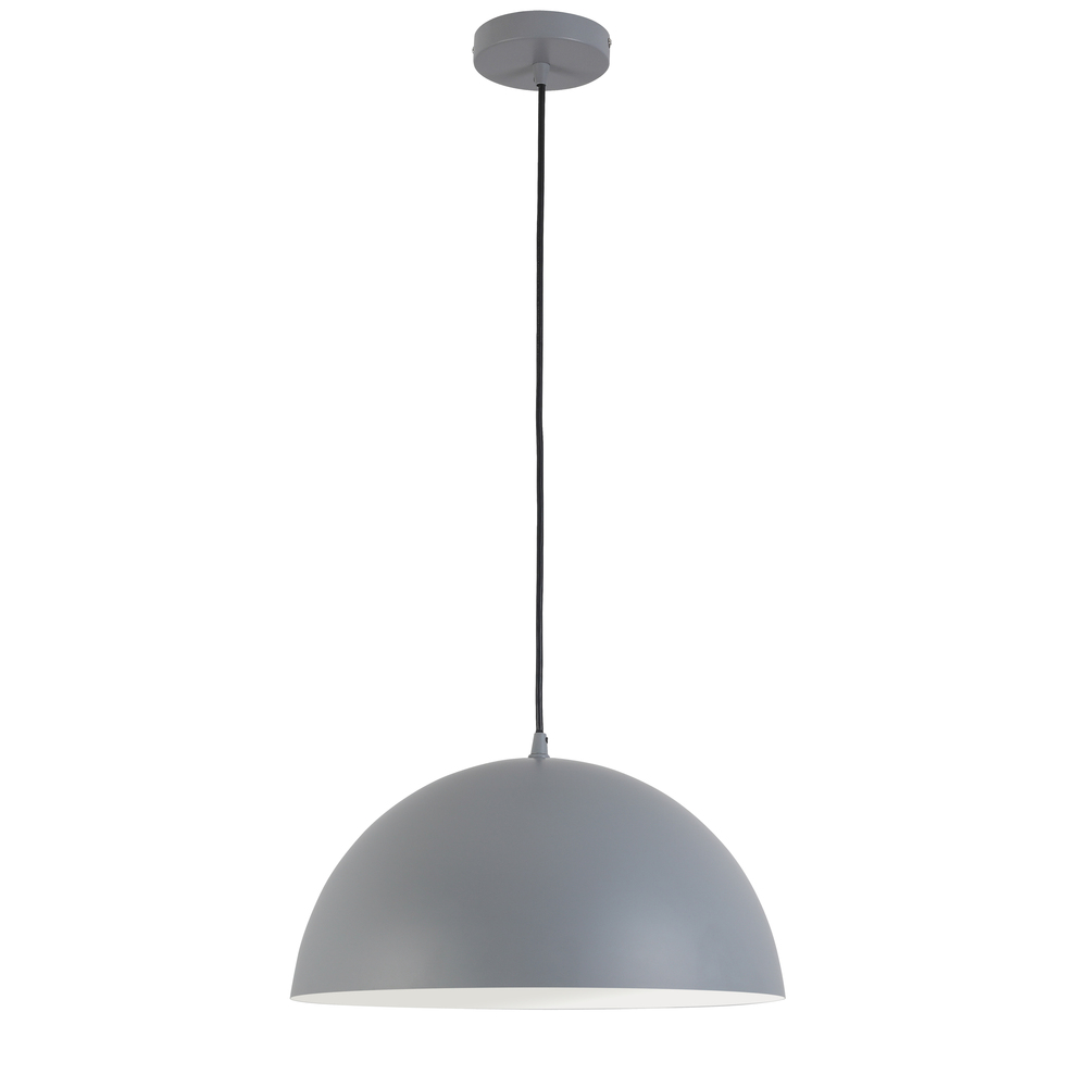 1LT Incandescent 16" Pendant, GRY