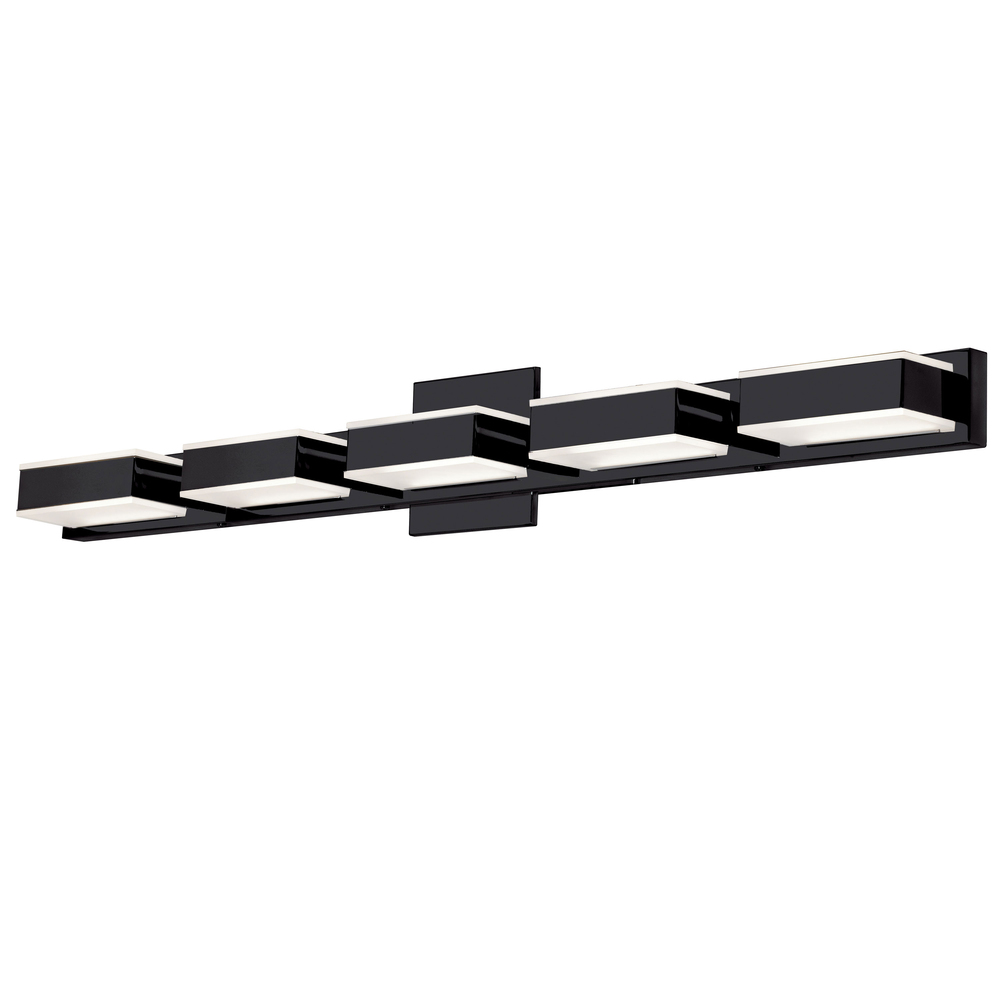 25W LED Wall Vanity, Matte Black Finish