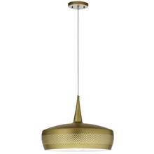 Dainolite PXE-161P-AGB - 1LT Incandescent Pendant, Painted Aged Brass