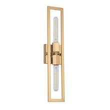 Dainolite WTS-222W-AGB - 2LT Incandescent Wall Sconce, AGB