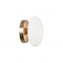Matteo Lighting S05101AGOP - 1 LT 6.3"W "Pearlesque" Wall Sconce - AG - Opal Glass