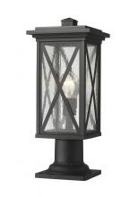 Z-Lite 583PHMR-533PM-BK - 1 Light Outdoor Pier Mounted Fixture