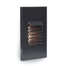 WAC Canada 4061-27BK - LED Low Voltage Vertical Louvered Step and Wall Light
