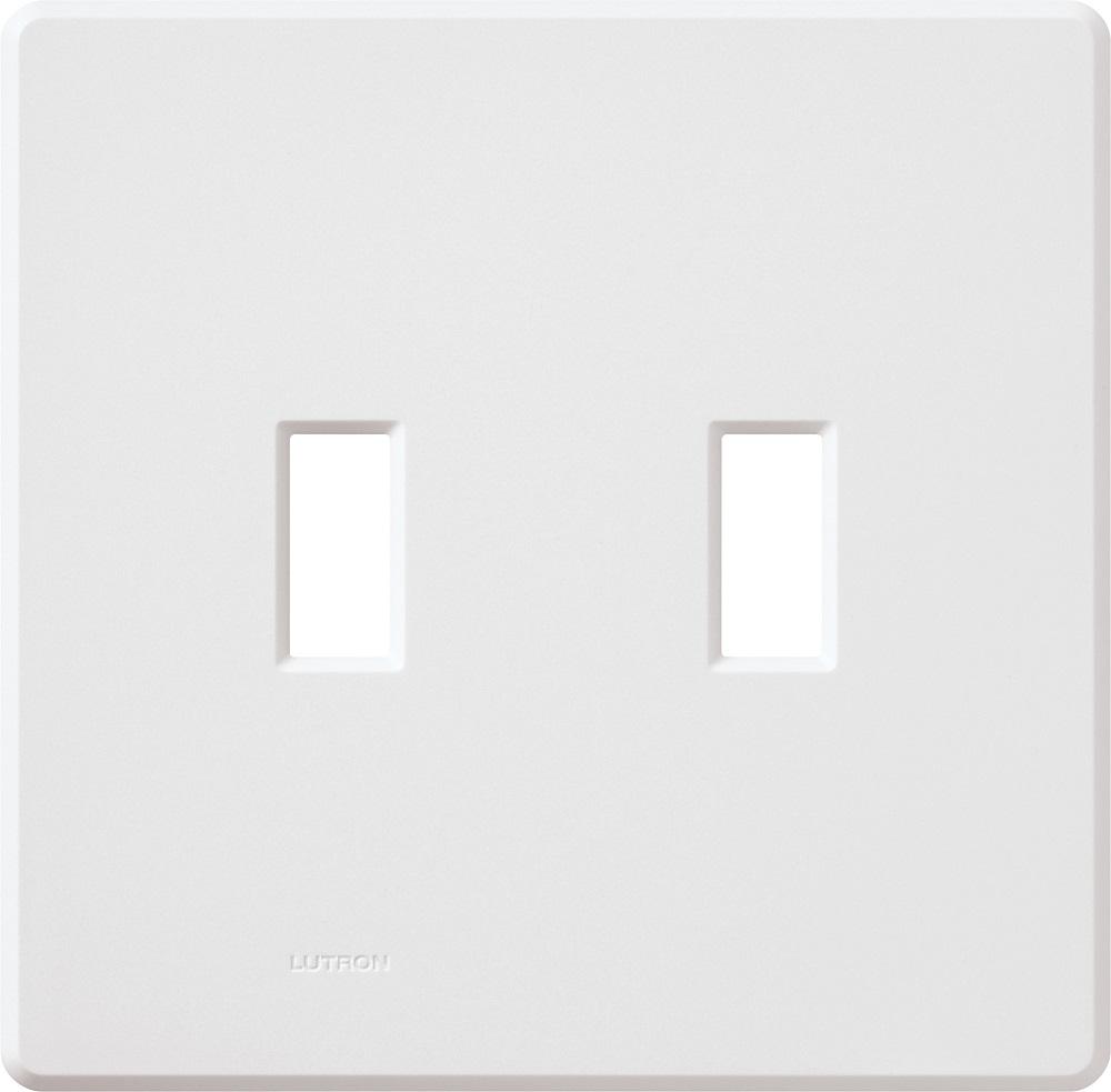 FASSADA FASHION WALLPLATE, 2 GANG, WH