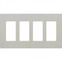 Lutron Electronics SC-4-MI - SATIN WALLPLATE 4G MI