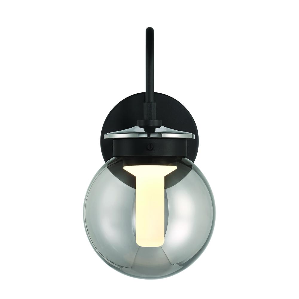 Caswell 6" LED Sconce In Black