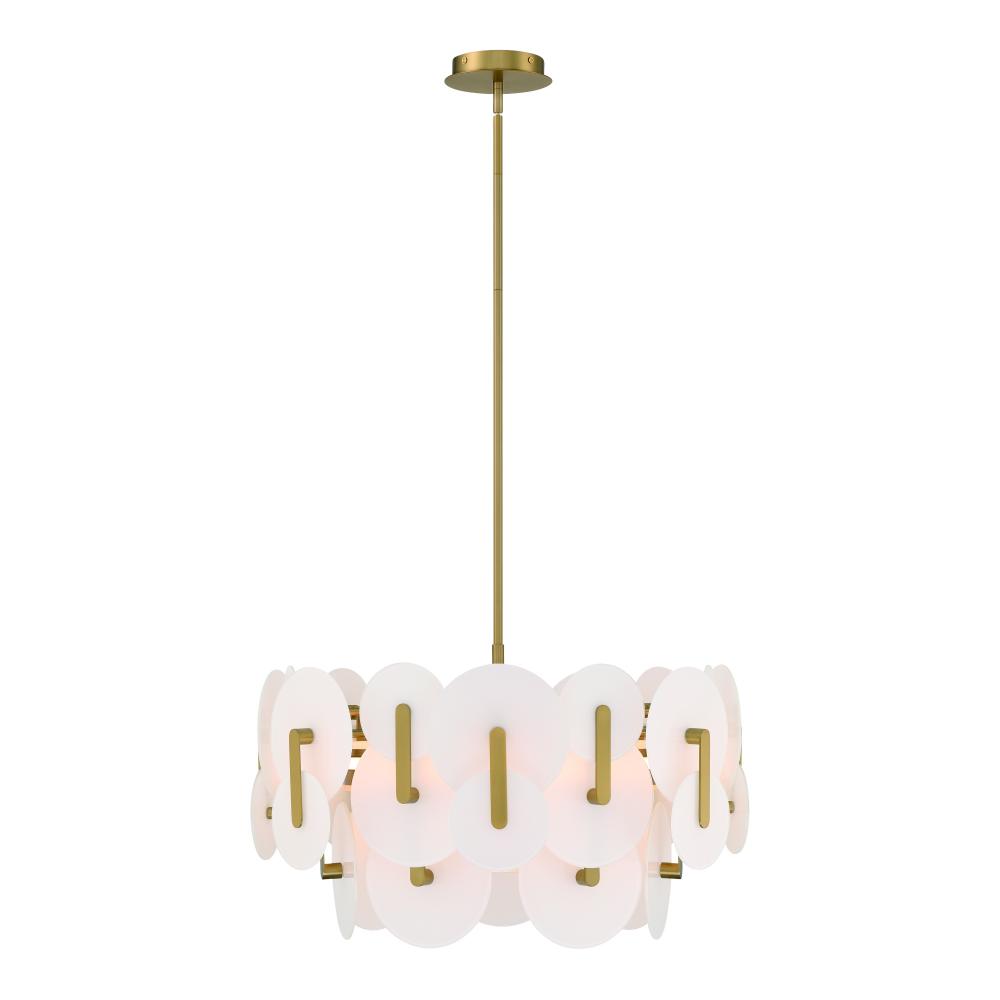 Nuvola 24" LED Chandelier In Gold