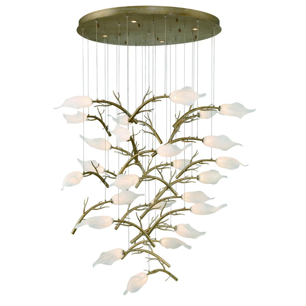 Matera 36" LED Chandelier In Gold
