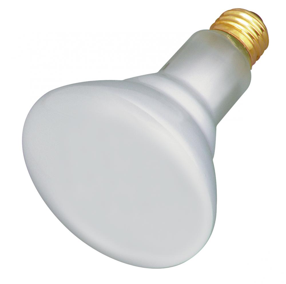 65 Watt BR30 Incandescent; Frost; 2000 Average rated hours; 480 Lumens; Medium base; 120 Volt;