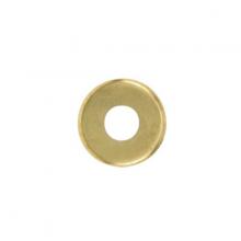 Satco Products Inc. 90/1772 - Steel Check Ring; Straight Edge; 1/8 IP Slip; Brass Plated Finish; 3" Diameter