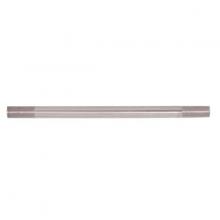 Satco Products Inc. 90/2501 - Steel Pipe; 1/8 IP; Nickel Plated Finish; 4" Length; 3/4" x 3/4" Threaded On Both Ends