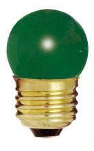 Satco Products Inc. S4509 - 7 1/2W S11 GREEN 1/CD