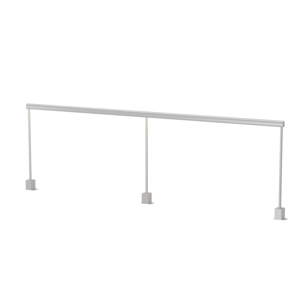 Sobre 2 x 36" Desk Clamp Mounted (Warm Light; Silver)